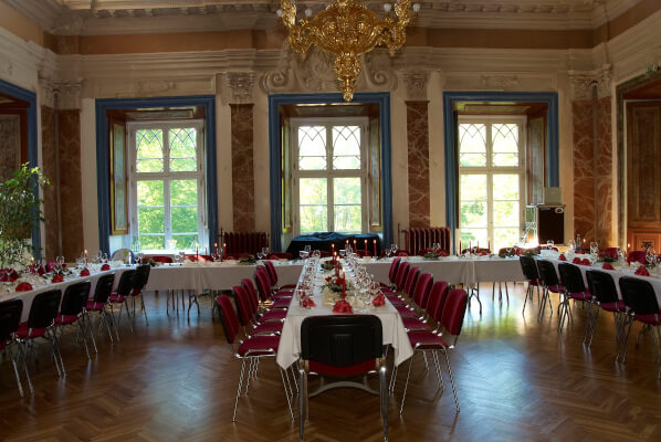 Barocker Festsaal im Barockschloss zu Griebenow