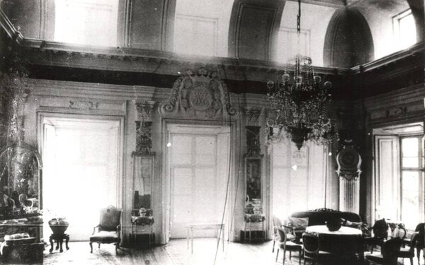 Barockschloss zu Griebenow, Historische Innenansicht