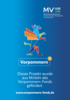 Logo: Gefördert mit Mitteln des Vorpommern Fonds des Landes Mecklenburg-Vorpommern